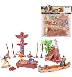 Игровой набор Shantou Gepai Индейское племя