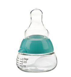 Бутылочка-дозатор Nuby Medi-Nurser для лекарств и прикорма полипропилен с рождения, 15 мл, цвет: бирюзовый