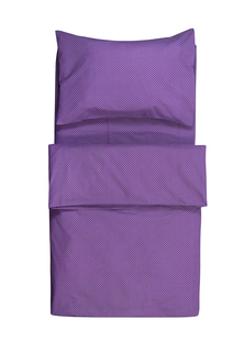 Комплект постельного белья Dream Time Горошек, цвет: фиолетовый 3 предмета 3 предмета