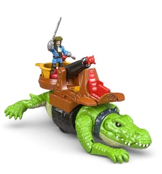 Игровой набор Fisher-Price Imaginext Капитан Крюк и Крокодил, 32 см