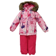 Комплект куртка/брюки Huppa Avery, цвет: фуксия/розовый
