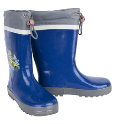 Резиновые сапоги Котофей, цвет: серый/синий