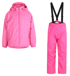 Комплект куртка/брюки Lassie, цвет: розовый