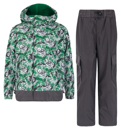 Комплект куртка/брюки Ursindo Байк, цвет: зеленый