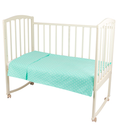 Моей крохе Пододеяльник 112 х 147 см, цвет: зеленый