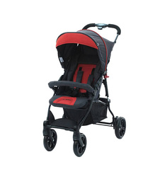 Прогулочная коляска FD-Design Treviso 4, цвет: anthracite/tango red