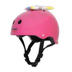 Шлем Wipeout с фломастерами (8+), цвет: розовый