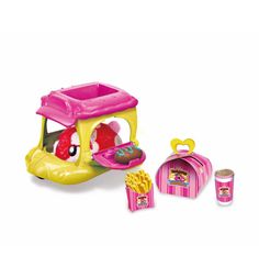 Игровой набор Хома Дома 1Toy Хомбургер-авто, красный хомячок