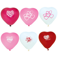 Воздушные шары Action! «Сердечки I Love You», 10 штук