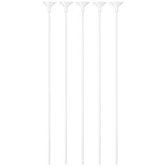 Палочки с держателями для воздушных шаров Action 5 штук Action!