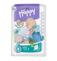 Подгузники Bella Baby Happy Junior Extra 6 (16+ кг) 1 шт.