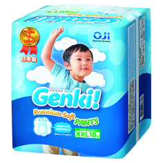 Трусики-подгузники Genki, р. 5, 13-25 кг, 18 шт Genki!