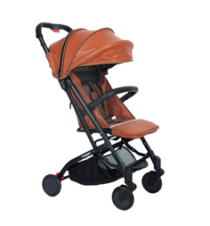 Прогулочная коляска Tommy Trip, цвет: коричневый