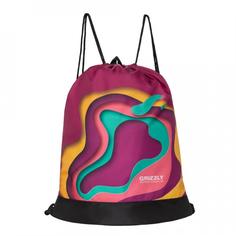 Мешок для обуви Grizzly фуксия, цвет: розовый