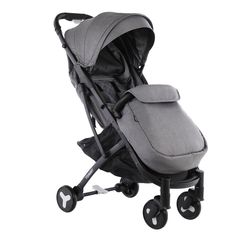 Прогулочная коляска Tommy Travel, цвет: серый