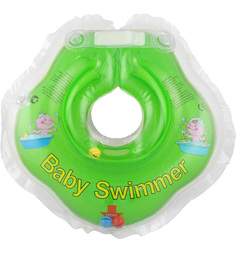 Круг Baby Swimmer полуцвет+погремушка, цвет: салатовый