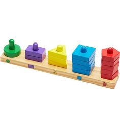 Пирамидки на доске Melissa&Doug