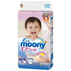 Подгузники Moony L (9-14 кг) 54 шт.