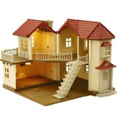 Игровой набор Sylvanian Families Большой дом со светом