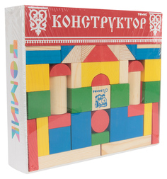 Деревянный конструктор Томик Цветной
