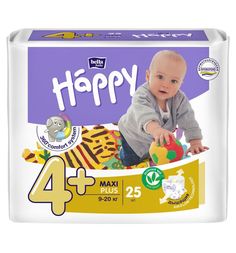 Подгузники Bella Baby Happy Maxi Plus 4+ (9-20 кг) 25 шт.