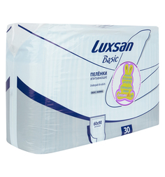 Пеленки Luxsan Basic/Norma одноразовые 60 х 90 см, 30 шт