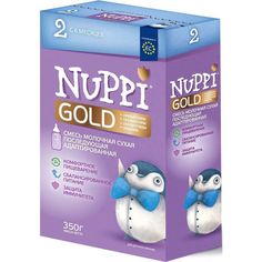 Молочная смесь Nuppi Gold 2 с 6 месяцев, 350 г
