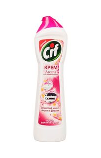 Чистящий крем для кухни Cif Розовая свежесть, 500 мл