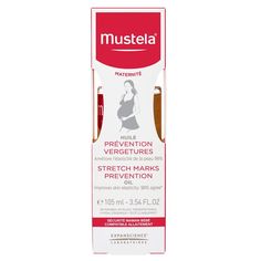 Масло Mustela для профилактики растяжек, 105 мл