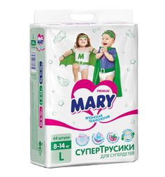 Трусики-подгузники Mary, р. 4, 8-14 кг, 44 шт