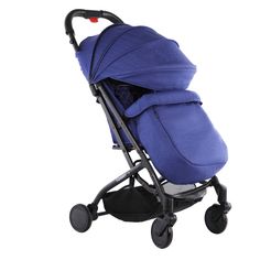 Прогулочная коляска Tommy Trip, цвет: синий
