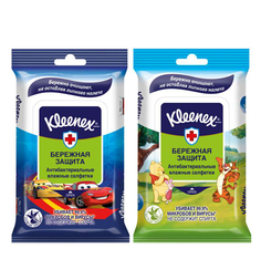 Салфетки Kleenex Дисней антибактериальные, 10 шт
