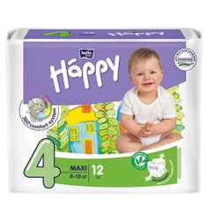 Подгузники Bella Baby Happy Maxi 4 (8-18 кг) 12 шт.