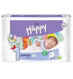 Подгузники Bella Baby Happy Newborn 1 (2-5 кг) 25 шт.
