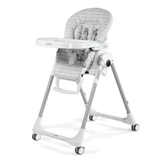 Стульчик для кормления Peg-Perego Prima Pappa Follow Me, цвет: linear grey