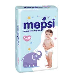 Подгузники-трусики Mepsi (12-22 кг) 38 шт.