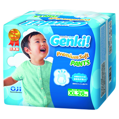 Подгузники-трусики Genki (12-17 кг) 26 шт. Genki!