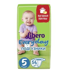 Подгузники Libero Every Day 5 (11-25 кг) 56 шт.