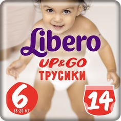 Трусики Libero Up&Go 6 (13-20 кг) 14 шт.