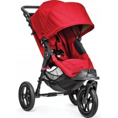 Прогулочная коляска Baby Jogger City Elite, цвет: red