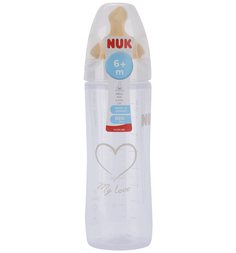Бутылочка Nuk First Choice Classic полипропилен 6-18 мес, 250 мл, цвет: белый