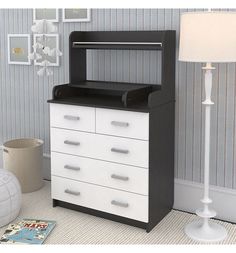 Комод Атон Сириус-2 805 ЛДСП, цвет: венге/белый Aton