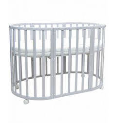 Кроватка-трансформер Everflo Allure Gray, цвет: серый