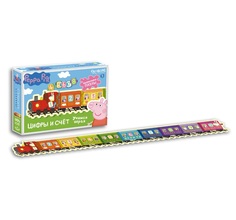 Настольная игра Peppa Pig Паровозик цифры и счет