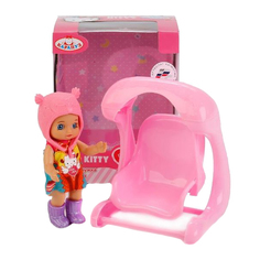 Кукла Карапуз Hello Kitty в оранжевом 12 см