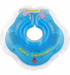 Круг Baby Swimmer На шею, цвет: голубой