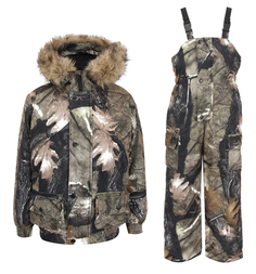 Комплект куртка/полукомбинезон Ursindo, цвет: бежевый/коричневый