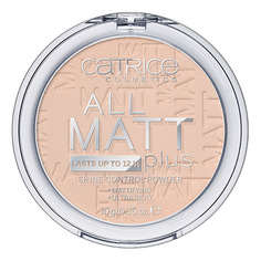Пудра компактная для лица CATRICE ALL MATT PLUS матирующая тон 010 transparent