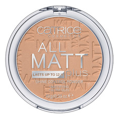 Пудра компактная для лица CATRICE ALL MATT PLUS матирующая тон 030 warm beige