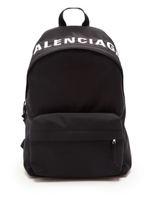 Черный рюкзак Wheel Balenciaga Man